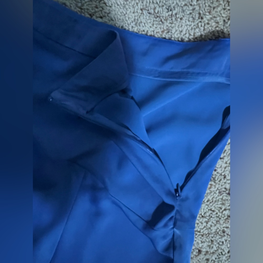Banana Republic satin Blue maxi Skirt - Picture 5 of 6